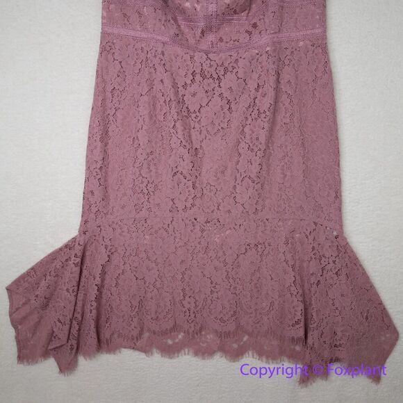 New! City Chic Women's Plus Size Angel Lace‎ Dress Rose, size 20 - Picture 4 of 16
